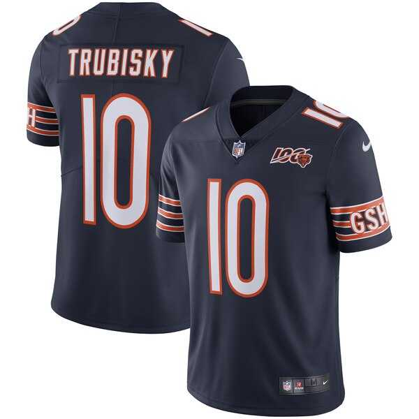 Nike Bears 10 Mitchell Trubisky Navy NFL 100th Season Vapor Untouchable Limited Jersey Dzhi,We sell and wholesale Nike Bears 10 Mitchell Trubisky Navy NFL 100th Season Vapor Untouchable Limited Jersey Dzhi on line form chian!